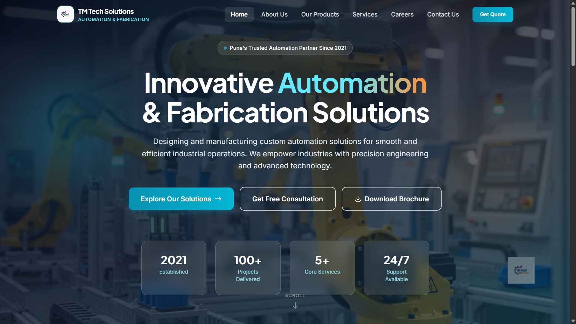 TM Tech Solutions Screen 1