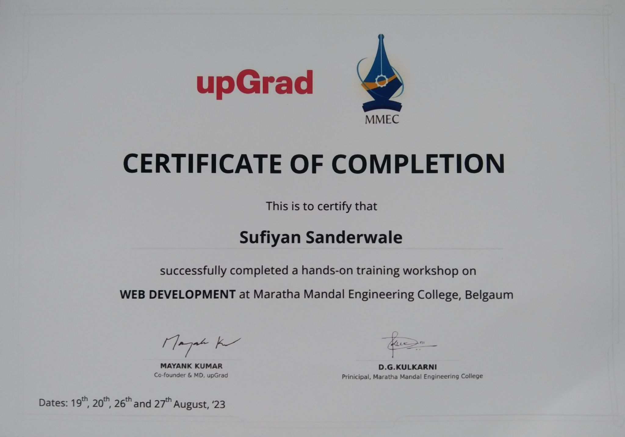 Web Development Certification